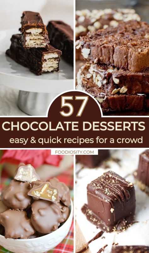 Chocolate Dessert Ideas, Easy Quick Recipes, Chocolate Covered Cheesecake, Recipes For A Crowd, Cakes And Pies, Boozy Chocolate, Coconut Cream Pie Recipes, Decadent Chocolate Desserts, Best Chocolate Desserts