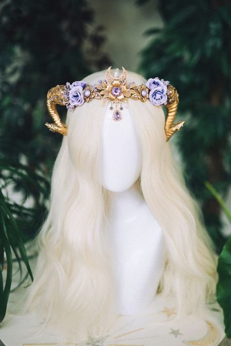 Aries Crown Zodiac Signs Jewellery Fairy Crown Gold Horns Headpiece Gold Tiara Birthday Crown Flower Crown Burning Man Halloween Accessories - Etsy Canada Horns Headpiece, Fairy Crown, Crown Gold, Gold Horns, Gold Headpiece, Crown Flower, Gold Tiara, Birthday Crown, Halloween Photos