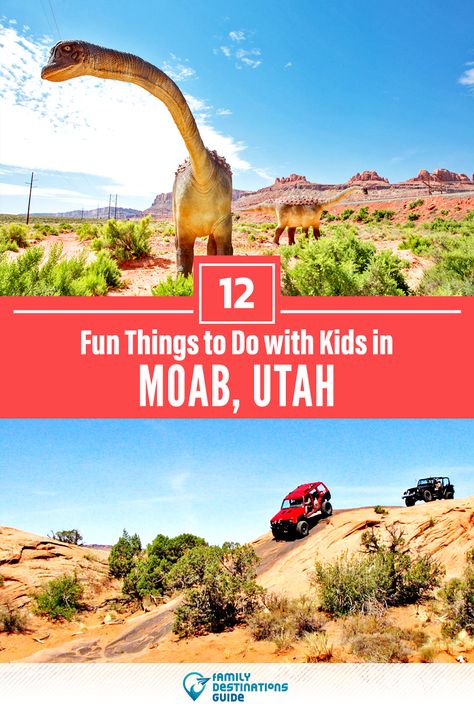 Dreaming about a family vacation to Moab, UT and looking for things to do? We’re FamilyDestinationsGuide, and we’re here to help: Discover the most fun things to do in Moab with kids - so you get memories that last a lifetime! #moab #moabthingstodo #moabwithkids #moabactivities Zion National Park With Kids, Utah Living, Western Vacation, Utah With Kids, Utah Activities, Things To Do In Utah, Utah Summer, Zion Utah, Utah Parks