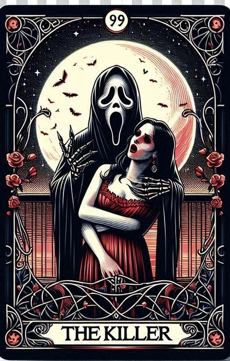 Really Cool Wallpapers, Scary Characters, Tarot Tattoo, Tarot Cards For Beginners, Halloween Wallpaper Cute, Horror Artwork, Esoteric Art, Sublimation Ideas, Witchy Wallpaper