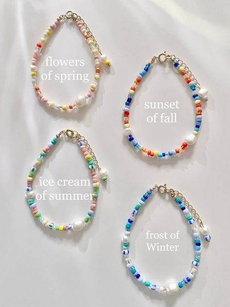 4ver young - SUNSET OF FALL Bracelets #BeadingPatterns #BeadPattern #BeadPatternsFree #BeadPatternIdeas Fall Ice Cream, Fall Bracelets, Autumn Bracelet, Fish Graphic, Beaded Leaf, Handmade Inspiration, Bead Sewing, Kokeshi Dolls, Beading Projects