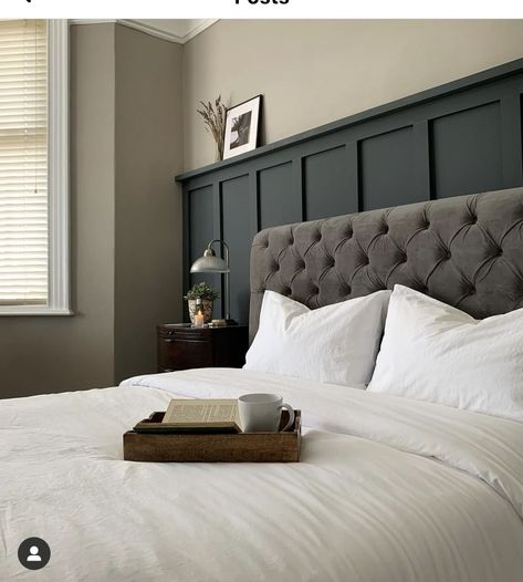 Taupe Bedroom, Restful Bedrooms, Feature Wall Bedroom, Sage Green Bedroom, Blue Bedroom Decor, Wall Panels Bedroom, Kids Bedroom Designs, Accent Wall Bedroom, Bedroom Panel