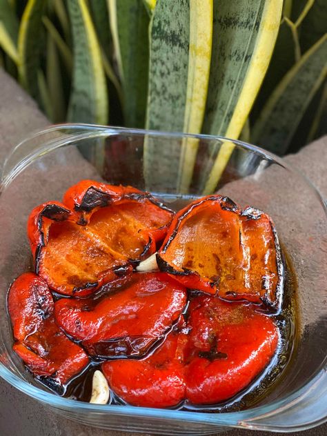 Marinated Bell Peppers, Bbq Meats, Come Along With Me, Grilled Peppers, Sweet Bell Peppers, Bbq Meat, Balsamic Vinaigrette, Grilled Corn, On The Grill