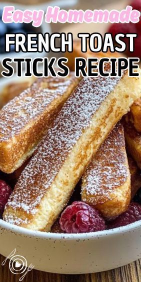 Transform your breakfast routine with these Easy Homemade French Toast Sticks. Crispy on the outside, tender on the inside, and perfectly dippable, these Easy Homemade French Toast Sticks are a… Homemade French Toast Sticks, Easy Homemade French Toast, Oven French Toast, French Toast Sticks Recipe, Homemade French Toast, Peach Pound Cakes, Easy French Toast Recipe, Best French Toast, Easy Carrot Cake