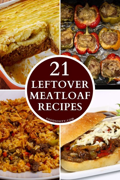 Leftover Meatloaf Recipes, Meatloaf Wellington, Meatloaf Casserole, Bbq Meatloaf, Leftover Meatloaf, Hotdish Recipes, Meatloaf Sandwich, Meatloaf Dinner, Leftover Beef