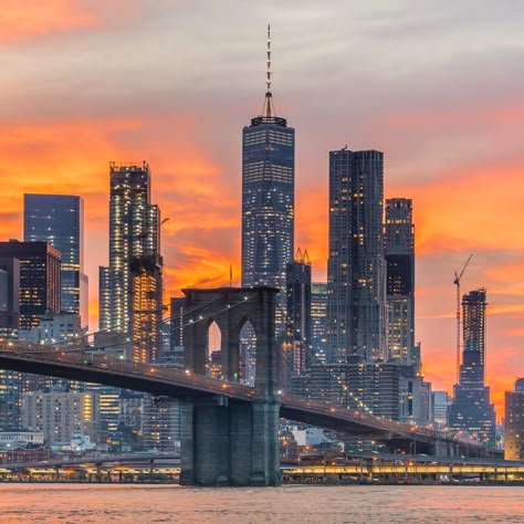 Manhattan Bridge, City Scapes, New York Life, New York City Travel, I Love New York, Lower Manhattan, City Landscape, Trade Center, Manhattan New York