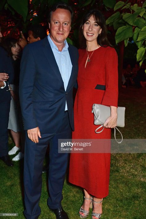 David Cameron and Samantha Cameron attend the annual summer party in... News Photo - Getty Images Serpentine Pavilion, Samantha Cameron, June 19, Summer Party, London England, Image Design, In London, Getty Images, England