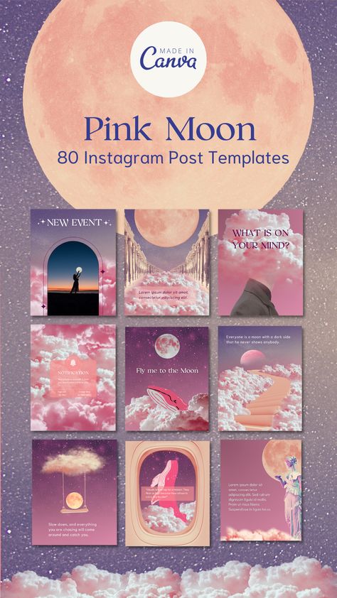 9 Post Instagram Design, Spiritual Instagram Posts, Astrology Poster Design, Canva Design Template, Astrology Instagram Feed, Spiritual Business Aesthetic, Instagram 3 Post Layout, Tarot Instagram Feed, Canva Instagram Post Ideas