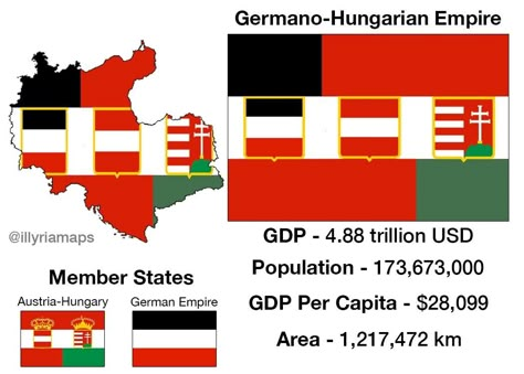 What if the second reich and Austria-Hungary United? Austria Hungary Countryhumans, Austria Hungary Flag, Fantasy Map Generator, German Empire Map, German Empire And Austria-hungary, Alternate History Flags, Country America, Austria Hungary Ww1 Uniform, Austria Map