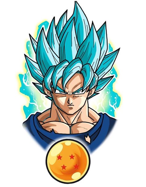 Dragón ball Dragon Ball Z Drawings, Dragon Ball Tattoo Ideas, Dragon Ball Drawing, Dragon Ball Z Art, Dragon Ball Super Saiyan, Goku Blue, Goku Super Saiyan Blue, Super Goku, Dragon Ball Tattoo