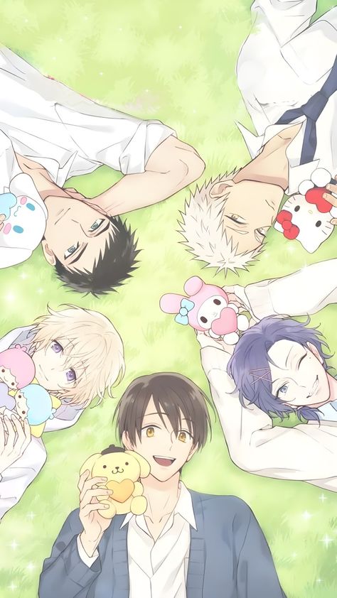 Sanrio Anime Wallpaper, Sanrio Danshi Wallpaper, Anime X Sanrio, Sanrio Boys Icons, Purin Wallpaper, Sanrio Wallpaper Aesthetic, Sanrio Boys, Wallpaper Sanrio, Sanrio Wallpapers