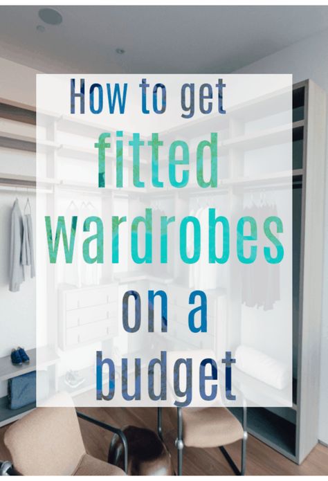 How to get Fitted Wardrobes on Budget #fittedwardrobes #budgetdecor #storagetips #storagesolutions #savingmoney Budget Wardrobe Ideas, Diy Wardrobe Ideas Budget, Wardrobe Inserts, Bright And Airy Bedroom, Fitted Wardrobe Ideas, Diy Fitted Wardrobes, Fitted Wardrobe Interiors, Family Budgeting, Fitted Wardrobes Bedroom