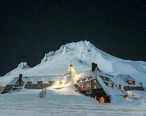 Mt. Hood's Timberline lodge after one big snow on November 14, 2016. Timberline Lodge, Hiking Photography, Mount Hood, Sea To Shining Sea, Mt Hood, Ski Lodge, Oregon Travel, Foto Art, New Energy