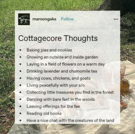 Cottage Quotes Summer, Guide To Cottagecore, Cottage Core Things To Do, Cottagecore Parenting, Sabrinacore Aesthetic, Cottagecore Words, Cottagecore Tips, Cottagecore Things To Do, Cottagecore Activities