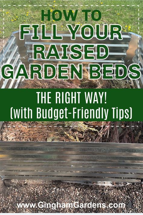 Layers Of Garden Bed, Layering Garden Beds, How To Fill A Raised Garden Bed Layers, Filling Garden Beds, How To Fill Raised Garden Beds, Cut Flower Raised Bed, Raised Flower Beds Planting, Filling A Raised Garden Bed, Fill Raised Garden Bed