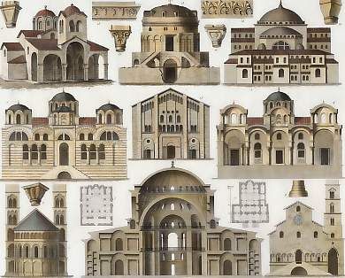 Byzantine Architecture- Elevation Byzantine Style Architecture, Byzantine Architecture, Architecture Elevation, Roman Architecture, Architecture History, Byzantine Empire, Byzantine Art, Classic Architecture, Church Architecture