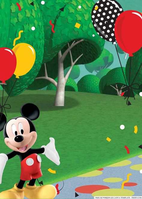 Mickey Mouse Birthday Images, Mickey Mouse Clubhouse Invitations, Michey Mouse, Disney Attire, Mickey Mouse Birthday Invitations, Mickey Mouse Clubhouse Birthday Party, Mickey Mouse Clubhouse Party, Mickey Mouse Theme, Mickey Mouse Clubhouse Birthday