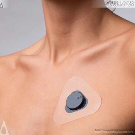 A' Design Award and Competition - Images of Dab by Adam Miklosi Medical Device Design, Health Application, Medical Tech, Speculative Design, Cmf Design, Wearables Design, Smart Jewelry, Medical Design, Visual Aesthetics