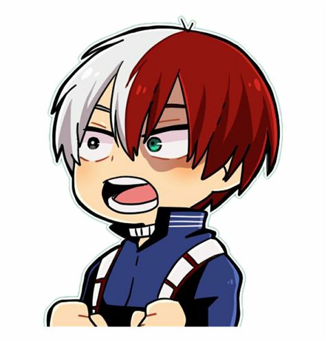 Chibi Todoroki Cute, Chibi Todoroki, Todoroki Cute, Mha Wallpaper, Animated Clipart, Aizawa Shouta, Anime Printables, My Hero Academia Shouto, Chibi Characters