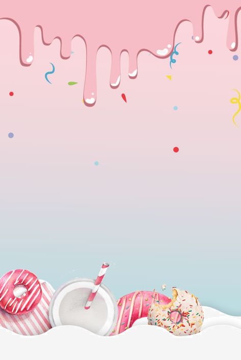 Mini Donuts Background, Donut Background Wallpapers, Donut Menu Design, Candyland Background, Donut Birthday Theme, Candy Land Background, Donuts Wallpaper, Birthday Wallpapers, Donut Background