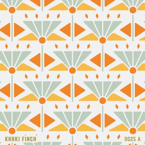 Colorful Vintage Geometric Floral Surface Pattern Design . . #khakifinch #surfacepatterndesign #surfacedesign #surfacepattern… | Instagram Art Deco Floral Pattern, Floral Surface Pattern Design, Diwali Packaging, Retro Pattern Geometric, Geometric Flower Pattern, Vintage Colours, Geometric Pattern Art, Art Deco Floral, Pattern Recognition