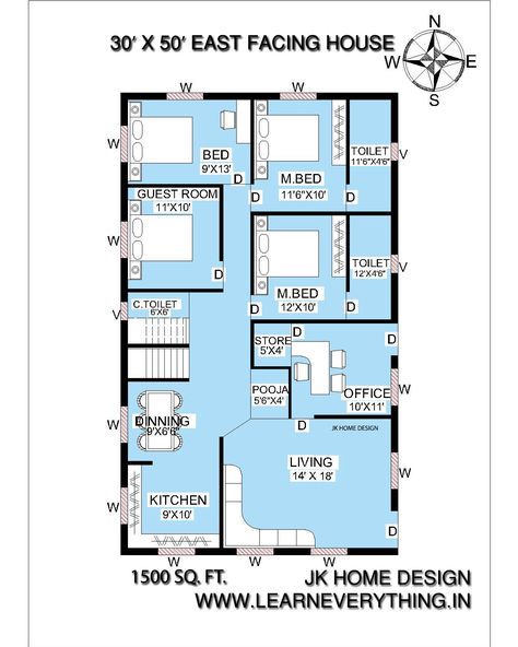 Single floor house plan House Plan 1500 Sq Ft Home Design, Modern House Plans 1500 Sq Ft Home Design, 1500 Sq Ft House Plans Modern, 1500 Sq Ft House Plans, One Floor House Plans, 1500 Sq Ft House, Single Floor House Design, Small Modern House Plans, Unique House Plans