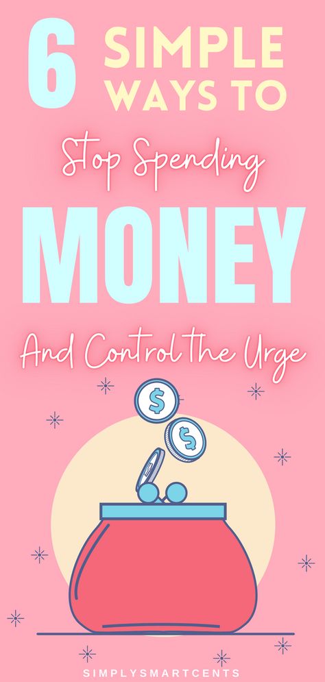 Stop Spending Money, Money Saving Methods, Stop Spending, Money Saving Techniques, Cash Budget, Financial Life Hacks, Start Saving Money, Money Habits, Money Goals