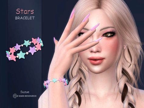 Sims 4 Friendship Bracelet Cc, Sims 4 Cc Bracelets Y2k, Sims 4 Bracelet Cc, Sims Accessories Cc, Sims 4 Jewelry Cc, Sims4 Outfits, Scene Kandi, Sims Accessories, Cc Accessories