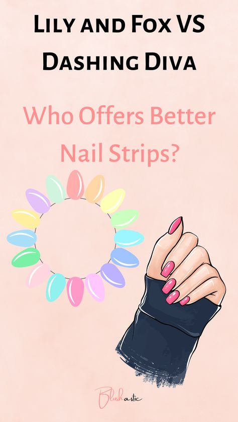 With these DIY salon-quality nail makeovers at home, nail strips have been among the popular choices. Lily and Fox and Dashing Diva are two leading brands offering these nail strips. You might be confused with the ongoing Lily and Fox VS Dashing Diva comparison if you are new to this. Let’s dig in. Dashing Diva Gel Strips Ideas, Dashing Diva Nail Strips, Dashing Diva Nails, Lily And Fox Nail Wraps, Fox Nails, Diy Salon, Dashing Diva, Diva Nails, Nail Wraps