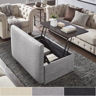 Christopher Knight Home Lift-top Wood Storage Coffee Table - Free Shipping Today - Overstock - 17396009 Leather Ottoman Coffee Table, Upholstered Coffee Tables, Storage Ottoman Coffee Table, Ottoman Coffee, Ottoman Coffee Table, Christopher Knight, Upholstered Storage, Upholstered Ottoman, Ottoman Table