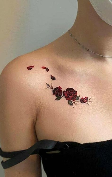 Rate This Tattoo designs From ⭐1~10. SAVE & FOLLOW i will update everyweek. #Express #to #Yourself #Inspo #Ideas #Tattoo #Your #Inspire #Female #Next #Ink #Trends #Inspiration Rose Collar Bone Tattoo, Feminine Collar Bone Tattoos, Hot Tattoos Ideas Female, Collar Bone Tattoo Ideas, 95 Tattoo, Female Tattoo Ideas, Faith Rose, Clavicle Tattoo, Minimal Tattoo Ideas