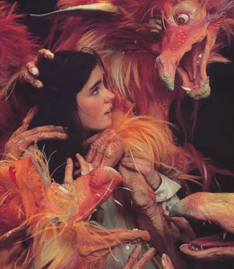 Jennifer Connelly (1986) Labyrinth 1986, Labyrinth Movie, Visuell Identitet, Goblin King, The Goblin, Jennifer Connelly, Arte Inspo, The Labyrinth, Jim Henson