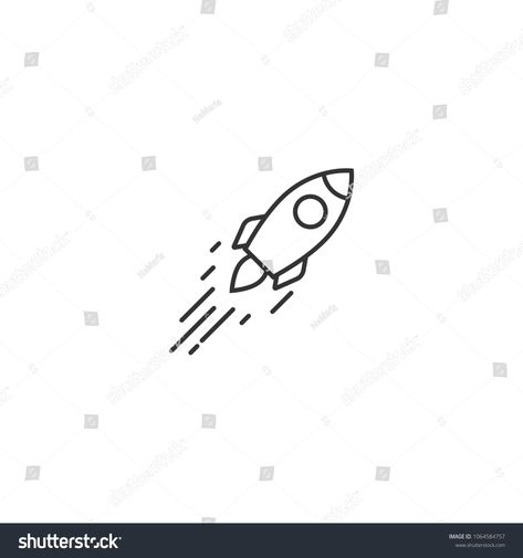 Outline rocket ship with fire. Isolated on white. Flat line icon. Vector illustration with flying rocket. Space travel. Project start up sign. Creative idea symbol. Black and white.Flat#white#line#Vector Rocket Doodle Simple, Embroidery Rocket Ship, Fine Line Rocket Tattoo, Rocket Ship Outline, Mini Rocket Tattoo, Simple Rocket Tattoo, Rocket Ship Tattoo Simple, Small Rocket Tattoo, Space Ships Drawing