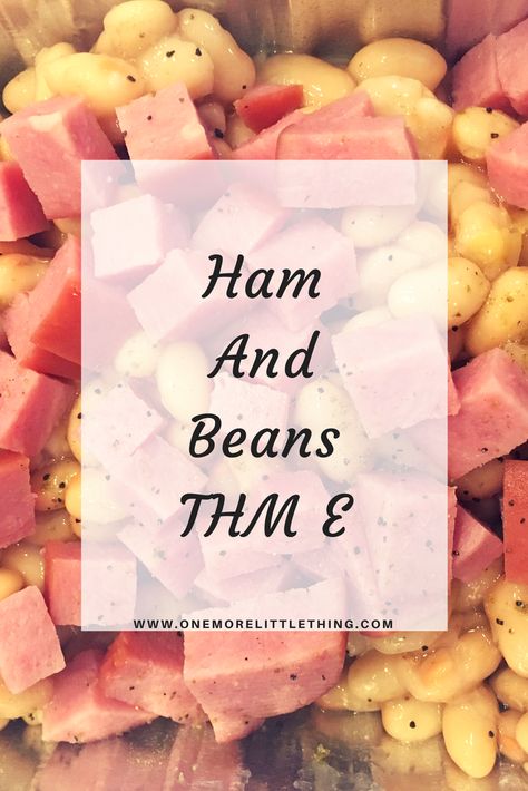 Are you looking for an easy fast healthy carb meal? You have come to the right place. Try this Ham and Beans recipe and be done with dinner in a jiffy! Ham And Beans Recipe, Trim Healthy Mama Recipes Dinner, Trim Healthy Mama Beginner, Trim Healthy Mama Dinner, Thm Lunch, Thm Diet, Trim Healthy Mama Recipe, Trim Healthy Mama Diet, Thm E Meals