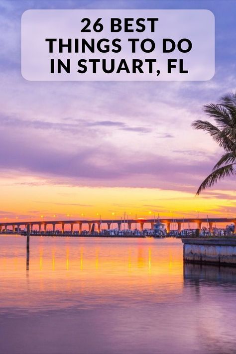 Discover the 26 best things to do in Stuart, FL. Including Stuart Airshow, Elliott Museum, Geoffrey C. Smith Galleries, Stuart Heritage Museum and more. Stuart Florida, Family Vacay, Travel United States, Treasure Coast, Fine Photography, Heritage Museum, Old Florida, The Tourist, Historical Facts