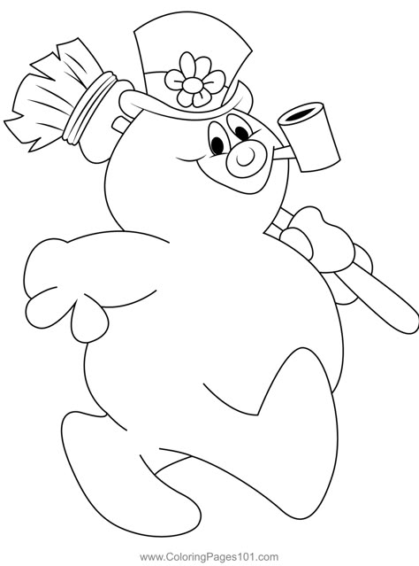 Frosty The Snowman Walking Coloring Page Frosty The Snowman Coloring Pages, Frosty The Snowman Decorations, Frosty The Snowman Crafts, Frosty The Snowman Characters, Crocodile Coloring Pages, Snowman Coloring Page, Christmas Window Paintings, Christmas Window Art, Plywood Christmas