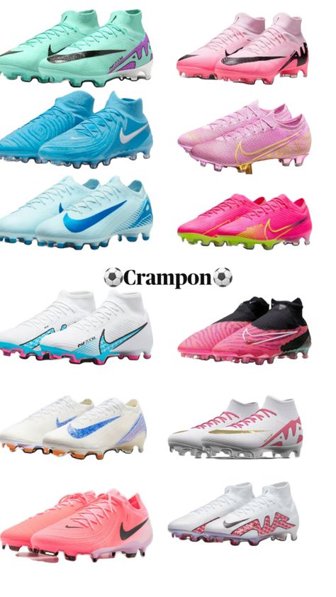 Pink Soccer Cleats, Womens Soccer Cleats, Girls Soccer Cleats, Best Soccer Shoes, Nike Stuff, Sport Logo Design, Nike Cleats, Soccer Inspiration, Bratz Inspired Outfits