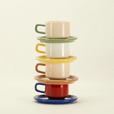 Pinterest • Instagram Art Of Tea, Unique Homewares, Spill The Tea, Lighting Art, Unique Furniture Pieces, Design Objects, Ceramic Tea Cup, Coffee Cups And Saucers, Tableware Collection