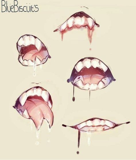 Two Tongues Drawing, Vampire Teeth Mouth Drawing, Hungry Face Drawing, Monster Tounge Out Drawing, Monster Tongue Reference, Mouth Chewing Drawing, Split Tongue Drawing Reference, Sticking Tongue Out Drawing Reference Anime, Mouth Drawing Reference Tongue