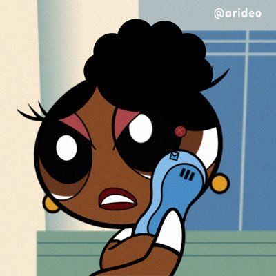 Black Ppg Pfp, Baddie Cartoon Pfp Curly Hair, Mood Pics Faces Cartoon, Pfp Black Cartoon, Black Cartoon Profile Pics Curly Hair, Mixed Girl Pfp Cartoon, Pfp Black Girls Cartoon, Cartoon Profile Pics Black, Afro Cartoon