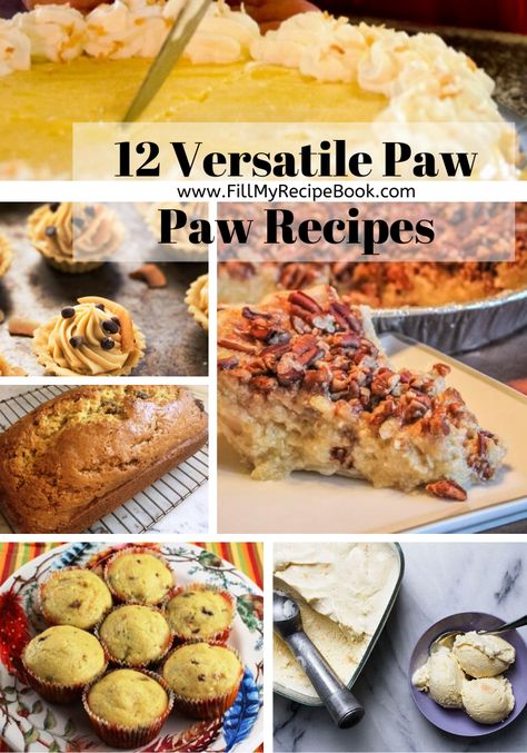 Pawpaw Quick Bread, Paw Paw Jam, Paw Paw Recipes, Pawpaw Recipes, Paw Paw Fruit, Forest Food, Appalachian Recipes, My Recipe Book, Persimmon Recipes