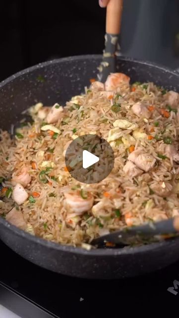 Mrs Foodie Crush on Instagram: "Mixed Fried rice😍

👉Ingredients:
Chicken - 250 grams
Prawns - 250 grams
Eggs - 3 whole
Carrot - 1/4 cup chopped
Beans - 1/4 cup chopped
Cabbage - 1/4 cup chopped
Oil as required
Salt as per taste
Soy sauce - 2 tbsp
Vinegar - 1 tbsp
Black pepper powder - 1 tsp
Sugar - 1 tsp
Spring onions - a handful
Coriander leaves
Basmati rice - 2 cups

Creator - indiancuisinecorner❤️
#friedrice #mixedfriedrice #chickenfriedrice #prawnsfriedrice #indiancuisinecorner #indianfood #indiancuisinetelugu #foodblogger #foodtalksindia #reels #reelsinstagram #reelitfeelit #reelsvideo #foodporn #indianfood #indianrecipes #yummy #streetfood #instagood #instagram #instadaily #foodstagram #indiancuisine #indianstreetfood #telugublogger #telugufoodblog #instafam #foodie #foodblog" Fried Rice Ingredients, Prawn Fried Rice, Egg Fried Rice, Foodie Crush, Rice Ingredients, Spring Onions, Chicken Fried Rice, Pepper Powder, Indian Street Food