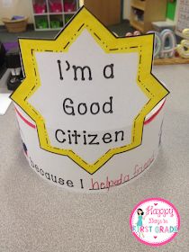 Happy Days in First Grade: 5 STEPS TO TEACHING GOOD CITIZENSHIP & A FREEBIE Teaching Citizenship, Responsibility Lessons, Citizenship Activities, Incentive Ideas, Citizenship Lessons, Kindergarten Classroom Management, Preschool Bible Lessons, Hello Kindergarten, Kindergarten Social Studies