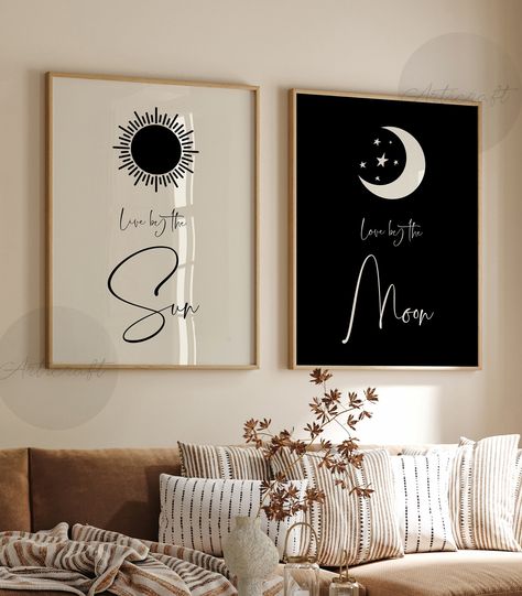 Moon art painting