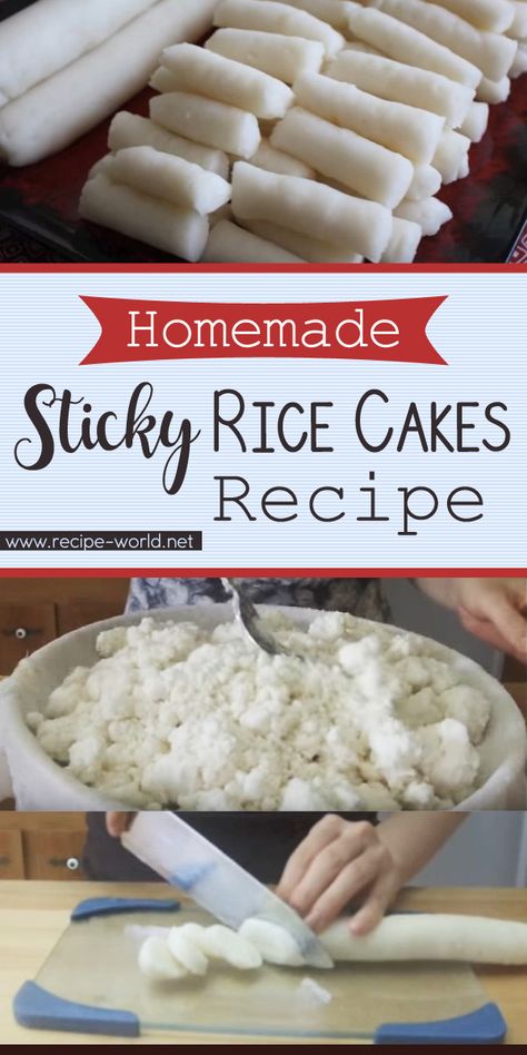 Sticky Rice Cake Recipe, Rice Cakes Recipe, Koreansk Mad, Mukbang Food, Sticky Rice Cakes, Sticky Rice Cake, Sweet Sticky Rice, Korean Rice Cake, Rice Cake Recipes