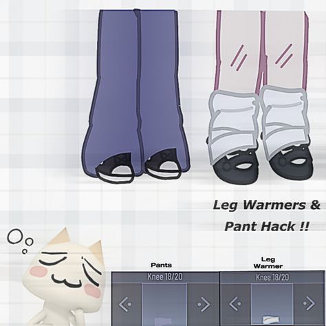 Gacha Outfits Hacks, Gacha Club Leg Warmers Hack, Gacha Club Socks Ideas, Gacha Pants Ideas, Gacha Cloths Ideas, Asthetic Gacha Club Outfit, Cozy Gacha Club Outfits, Cool Gacha Outfits, Ideas For Gacha Club Outfits