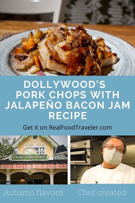 Dollywood Copycat Recipes, Dollywood Recipes, Recipe For Pork Chops, Jalapeño Bacon, Jalapeno Bacon, Bacon Jam Recipe, Southern Foods, Recipe For Pork, Center Cut Pork Chops