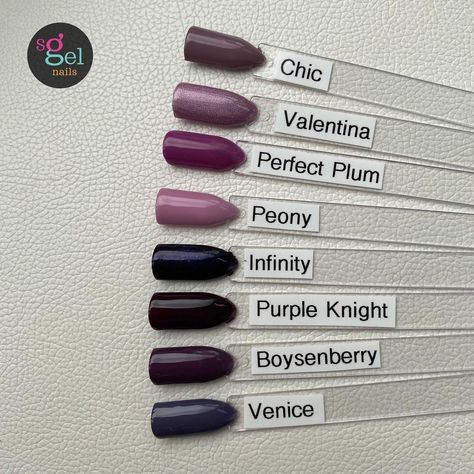 Plum Gradient Nails, Berry Purple Nails, Plum Color Nails, Deep Plum Nails, Plum Colored Nails, Aubergine Nails, Dark Plum Nails, Deep Purple Nails, Plum Nails