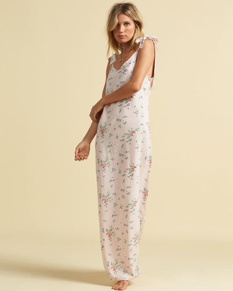 Salty Blonde Beach Party  - Maxi Dress for Women 3665601246270 | Billabong Billabong Maxi Dress, The Salty Blonde, Printed Slip Dress, Salty Blonde, Beach Party Dress, Party Maxi Dress, Pink Floral Maxi Dress, Billabong Dress, Blonde With Pink