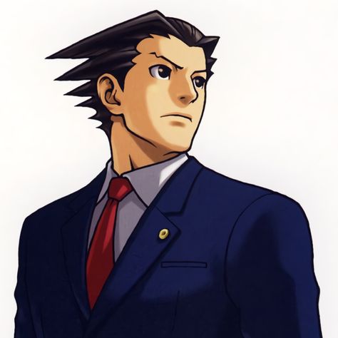 Pheonix Wright Pfp, Phoenix Wright Pfp, Phoenix Wright Icon, Ace Attorney Phoenix Wright, Life Is What Happens, Phoenix Wright, Ace Attorney, Smash Cake, Boyfriend Girlfriend